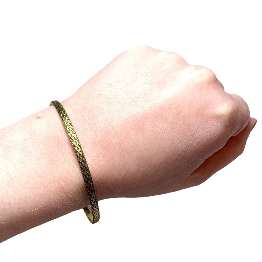 Noonday Collection Diamond Textured Bracelet